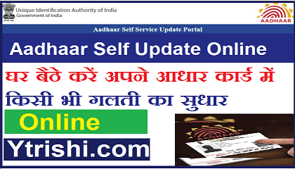 Aadhaar Self Update Online