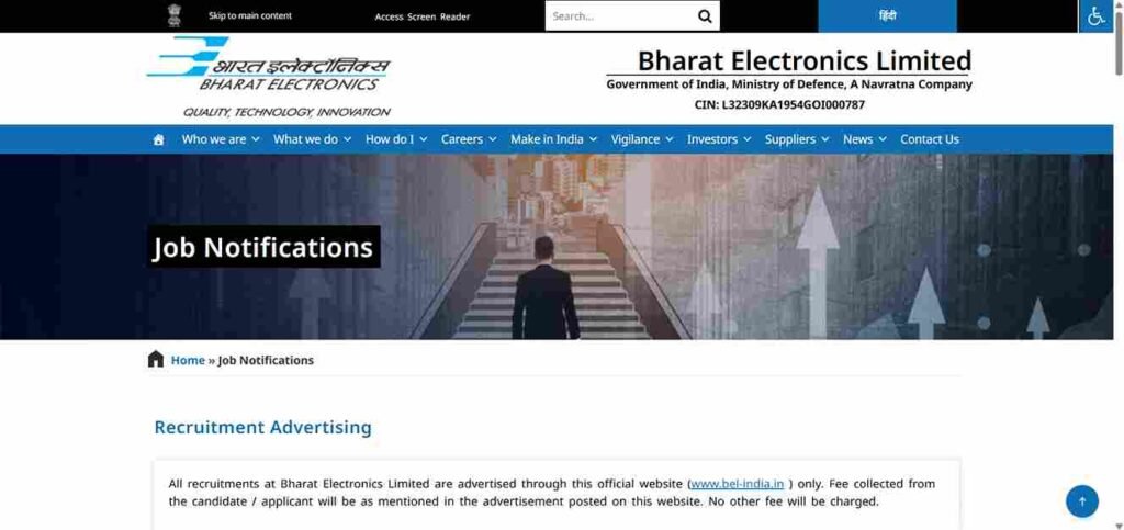 BEL Probationary Engineer Recruitment 2025 : 340 पदों पर भर्ती, योग्यता, वेतन, चयन प्रक्रिया और ऑनलाइन आवेदन करें 3 Screenshot 2025 10 25 200255 11zon