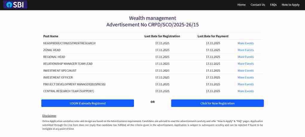 SBI SCO Recruitment 2025: स्टेट बैंक ऑफ इंडिया में 103 स्पेशलिस्ट ऑफिसर भर्ती – योग्यता, सैलरी & आवेदन प्रक्रिया 3 SBI SCO Recruitment 2025