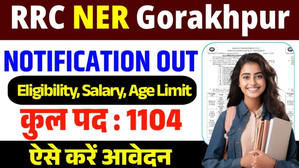 RRC NER Gorakhpur Apprentice Vacancy 2025