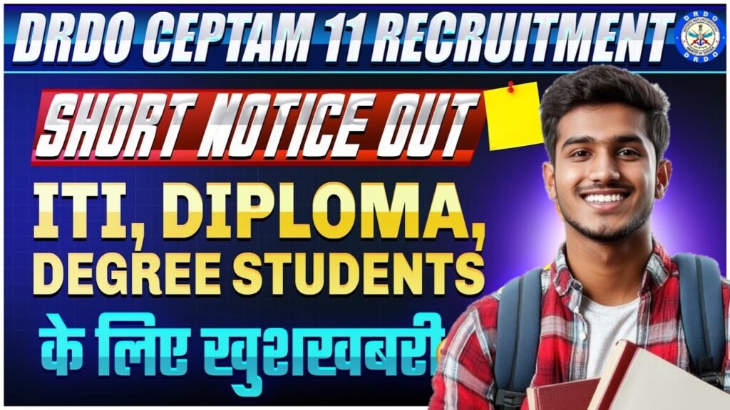 DRDO CEPTAM 11 Vacancy 2025