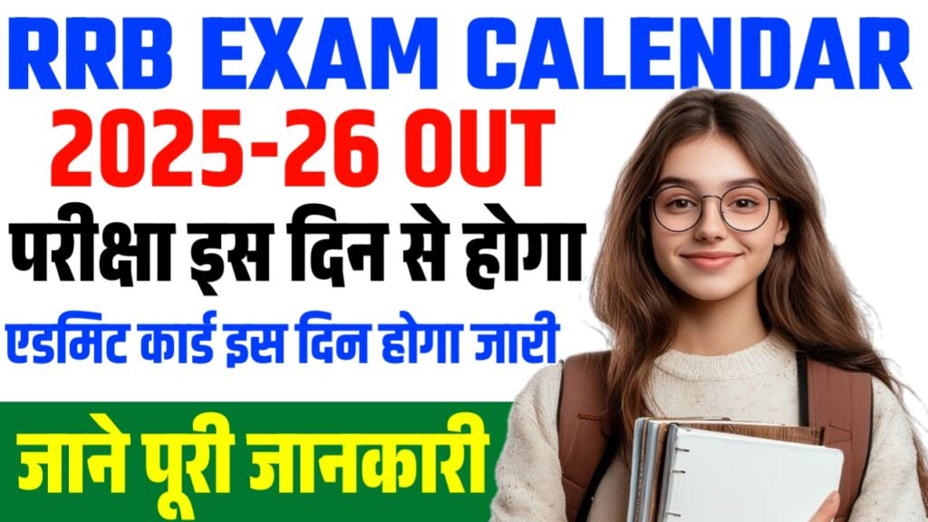 RRB Exam Calendar 2026