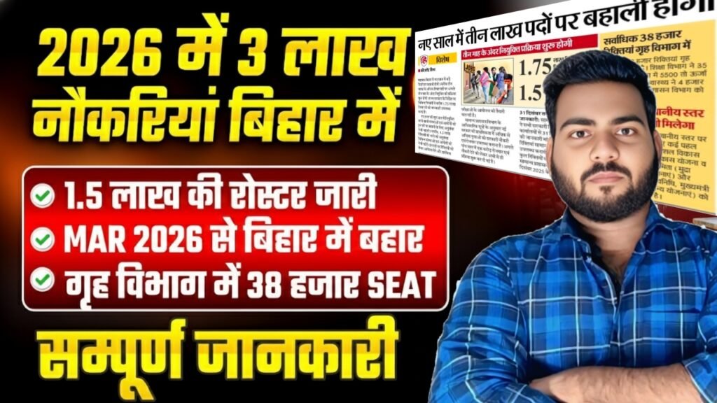 Bihar Sarkari Naukri Big Update 2026