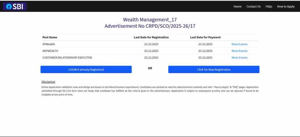 SBI SO Recruitment 2025